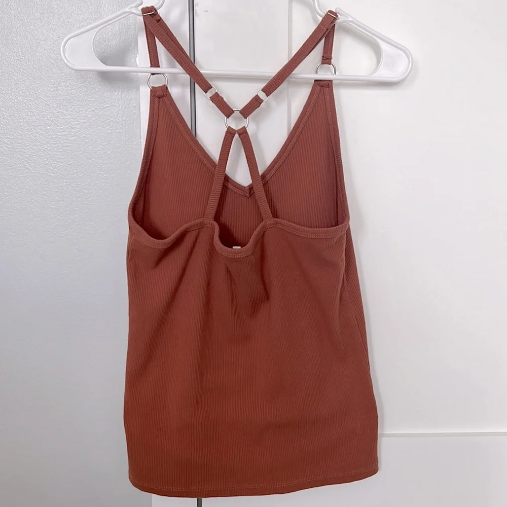 Gilded Intent Raceback Ribbed Tank Top Large - Picture 2 of 6